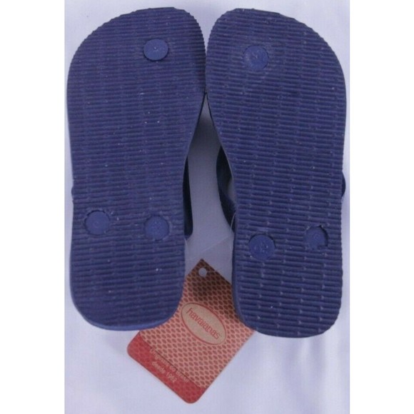 Havaianas Kids Flip Flop Blue Multicolor Athletic Team US Size 11 12C EUR 29 30 - Picture 3 of 6